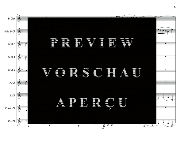Produktgalerie: Seite 9 von 11 Sextet, Op. 81b, , (Klarinettenchor)