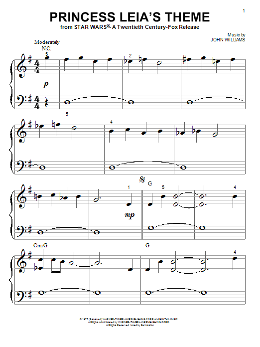 Produktbild zu: Princess Leia's Theme