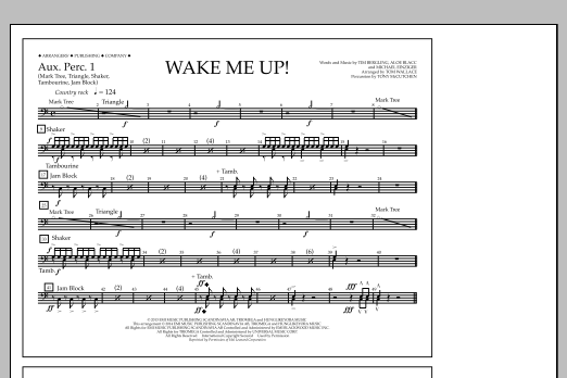 Produktbild zu:  Wake Me Up! - Aux. Perc. 1 - Tom Wallace