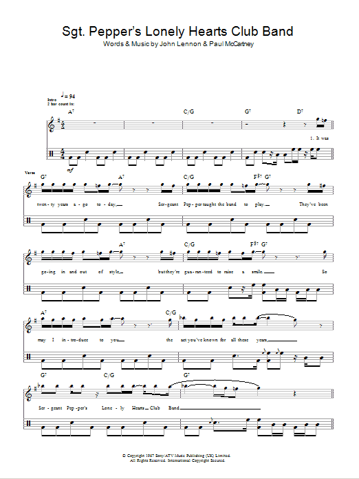 Produktgalerie: Seite 1 von 1 Sgt. Pepper's Lonely Hearts Club Band, The Beatles, Melodieinstrument