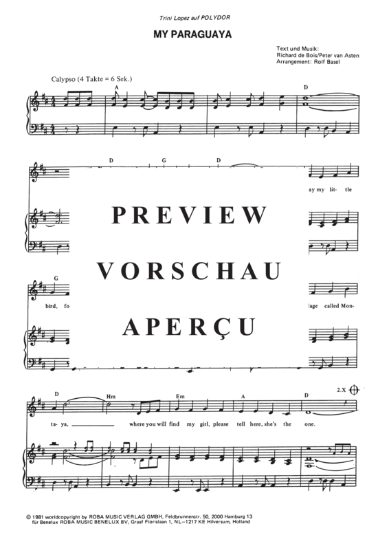 Produktgalerie: Seite 4 von 4 My Paraguaya , Lopez, Trini, Klavier und Gesang