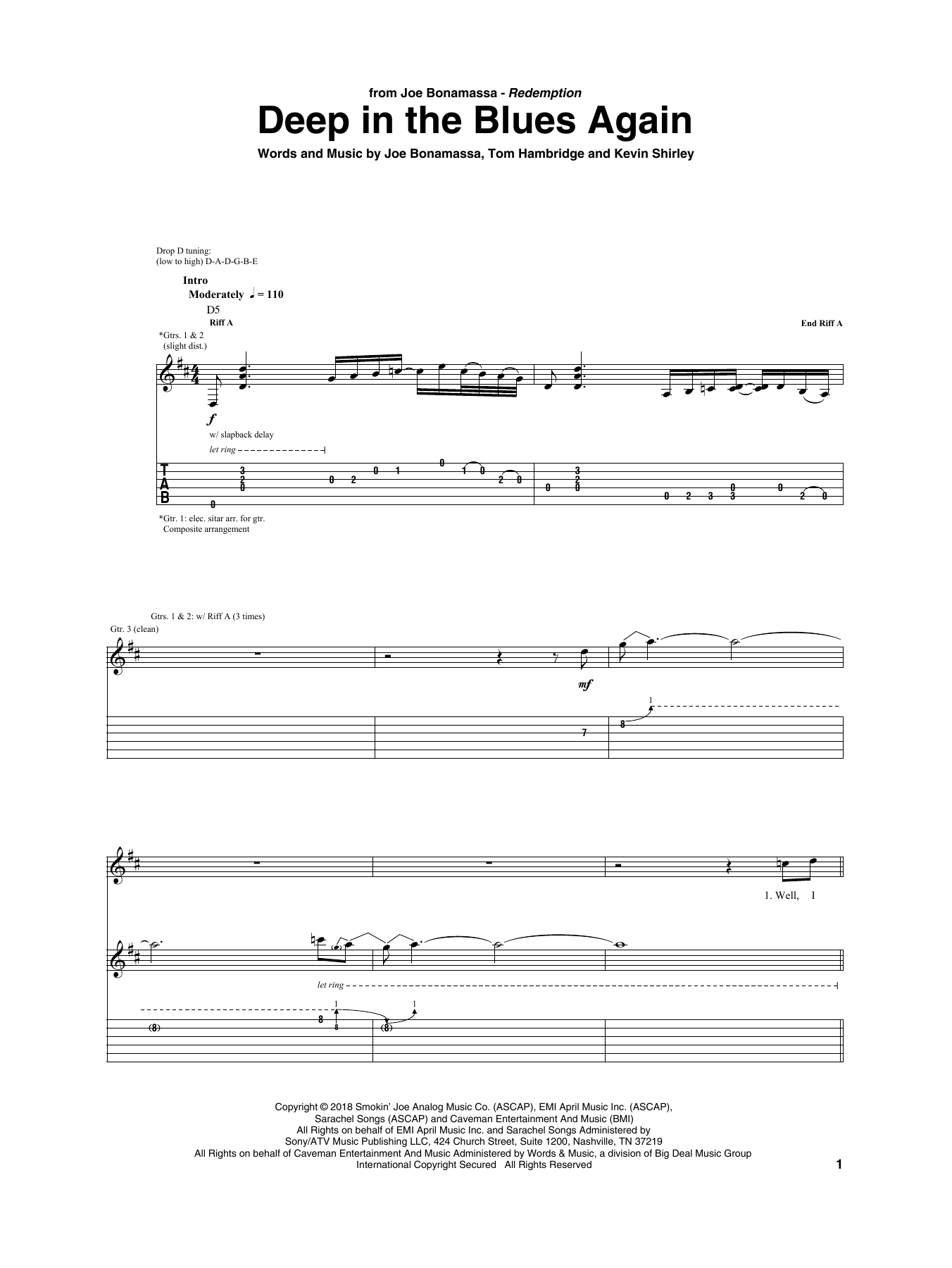 Produktbild zu: Deep In The Blues Again