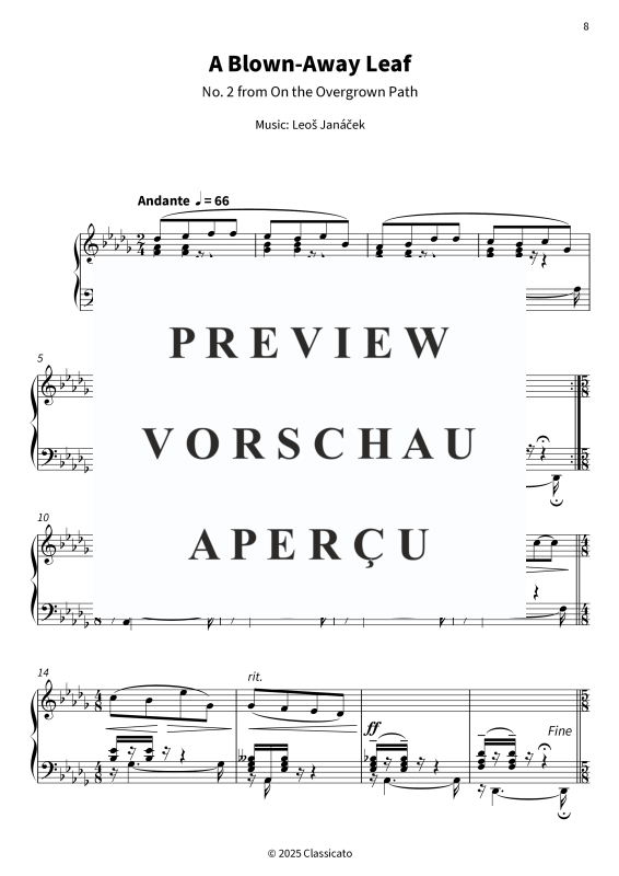 Product gallery: Page 10 of 11 On an Overgrown Path, , Piano Solo