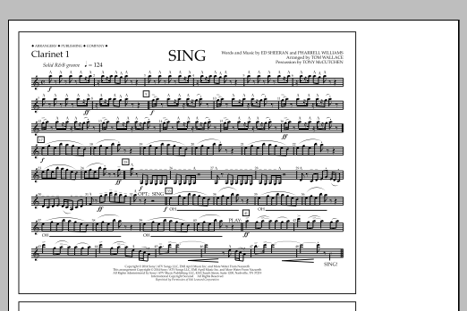Product picture to: Sing - Clarinet 1