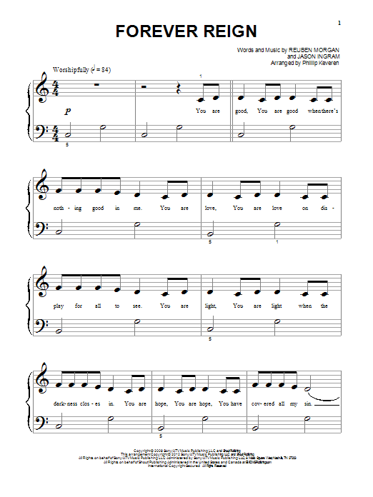 Produktgalerie: Seite 1 von 1 Forever Reign, Hillsong Worship, Klavier