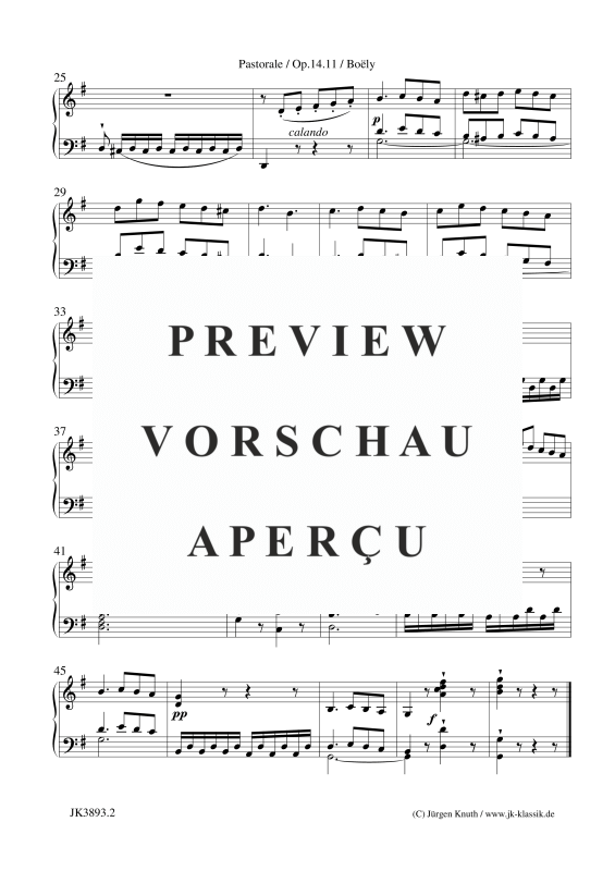 gallery: Pastorale Op.14 No.11, , (Orgel Solo)