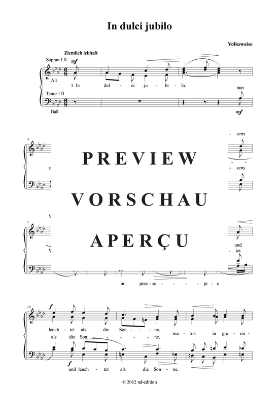 gallery: In dulci jubilo , , (mixed choir)