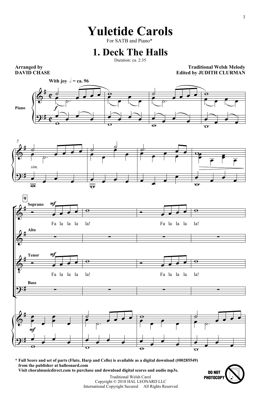 Produktbild zu: Yuletide Carols