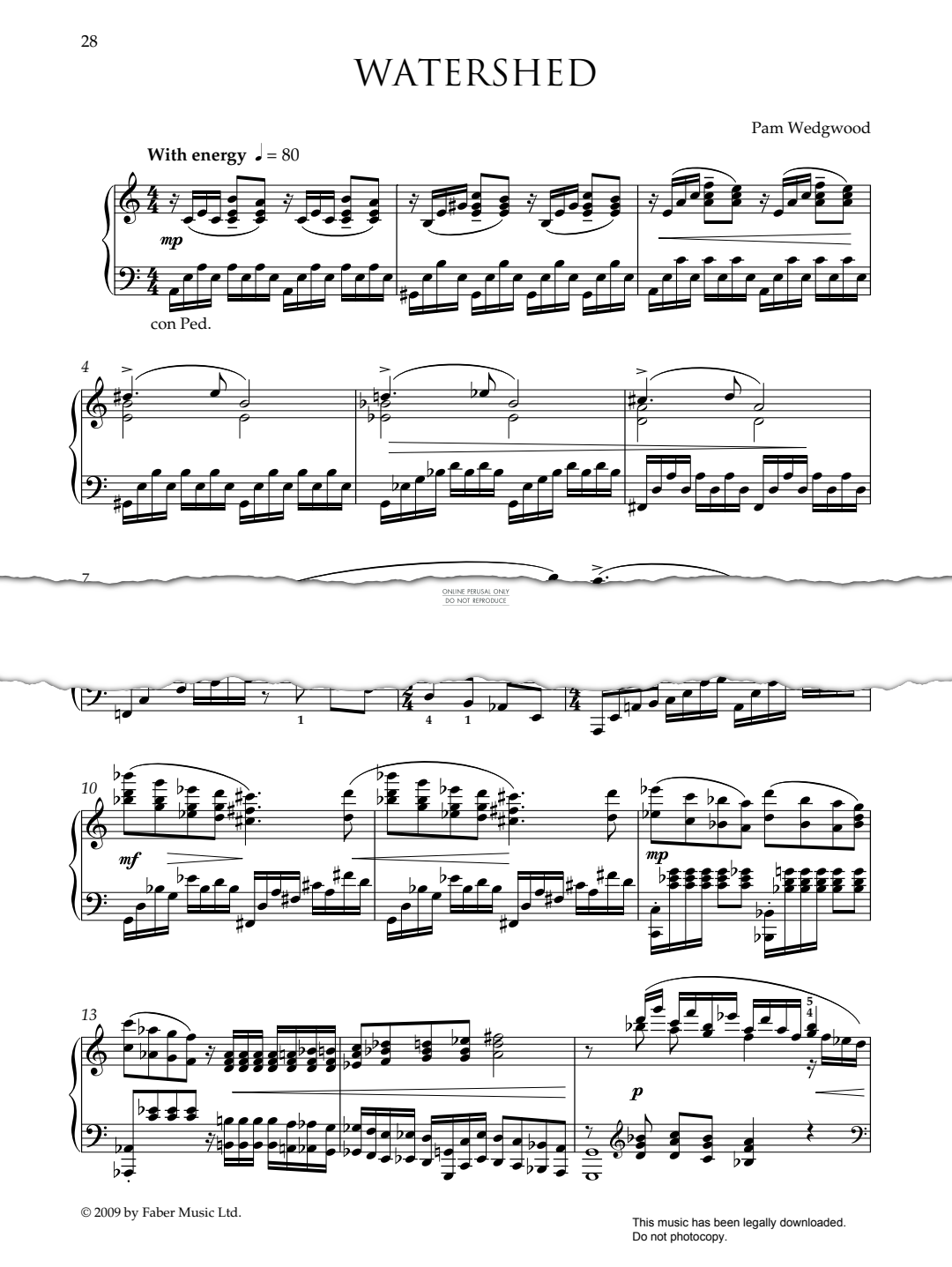 Produktgalerie: Seite 1 von 1 Watershed, Pam Wedgwood, Klavier