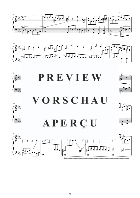 Produktgalerie: Seite 10 von 11 Fantasie und Fuge c-Moll BWV 537, , Klavier Solo