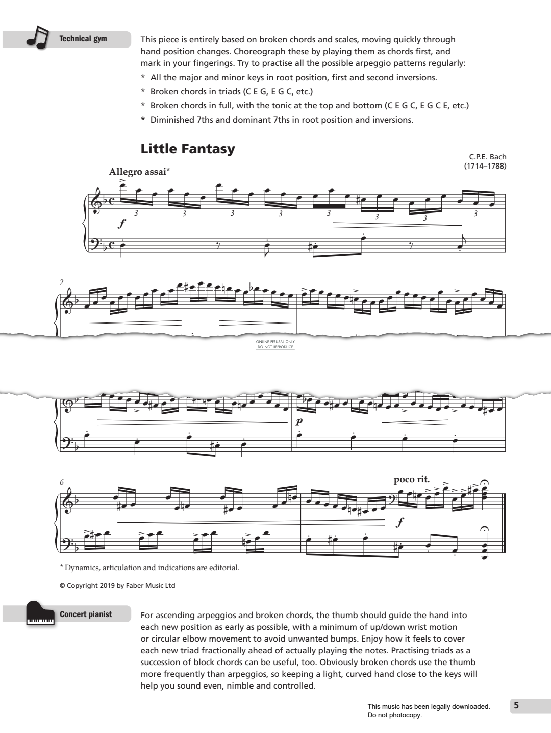 gallery: Little Fantasy, Carl Philipp Emanuel Bach