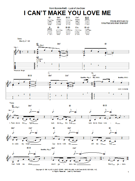 Produktbild zu: I Can't Make You Love Me