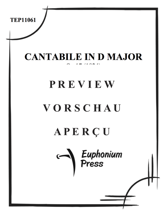 gallery: Cantabile op. 17 , , (Tuba + Klavier)
