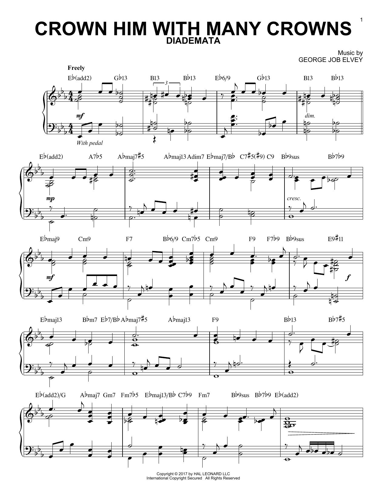 Produktbild zu: Crown Him With Many Crowns [Jazz version]