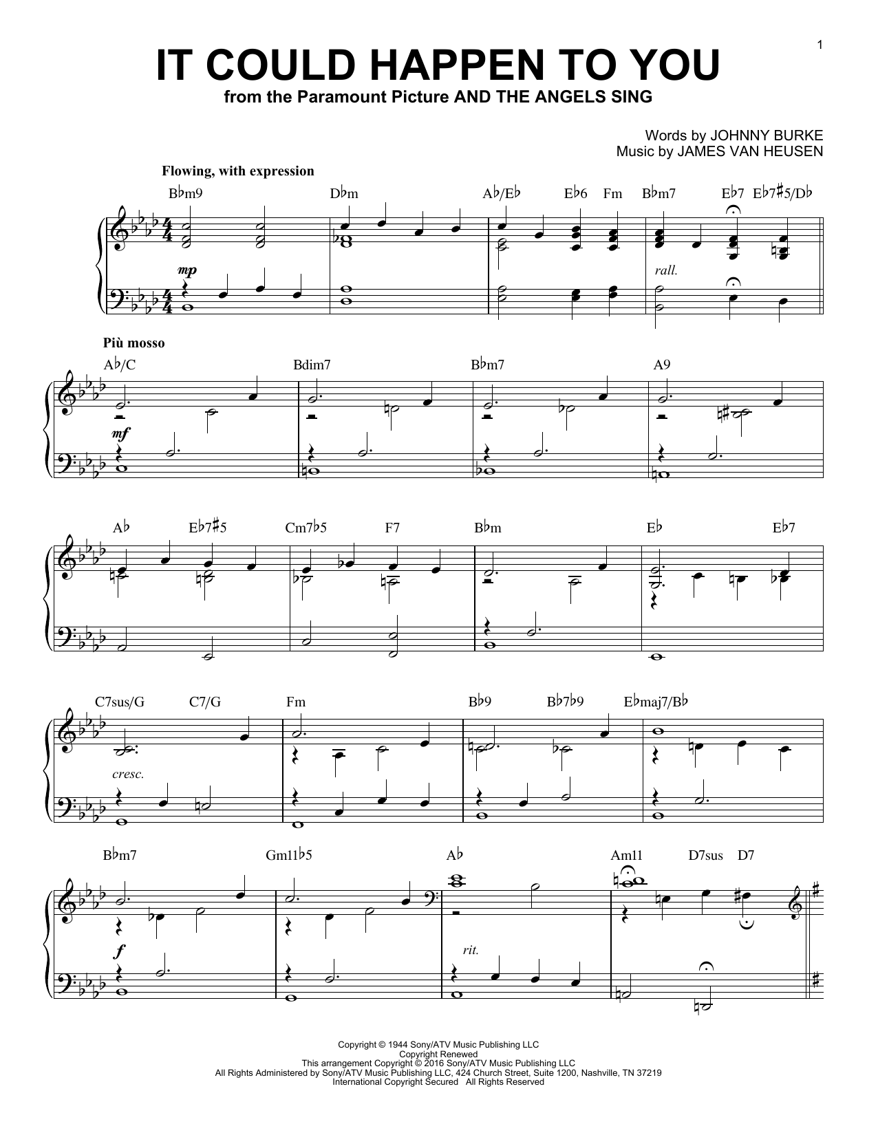 Product gallery: Page 1 of 1 It Could Happen To You (arr. Brent Edstrom), June Christy