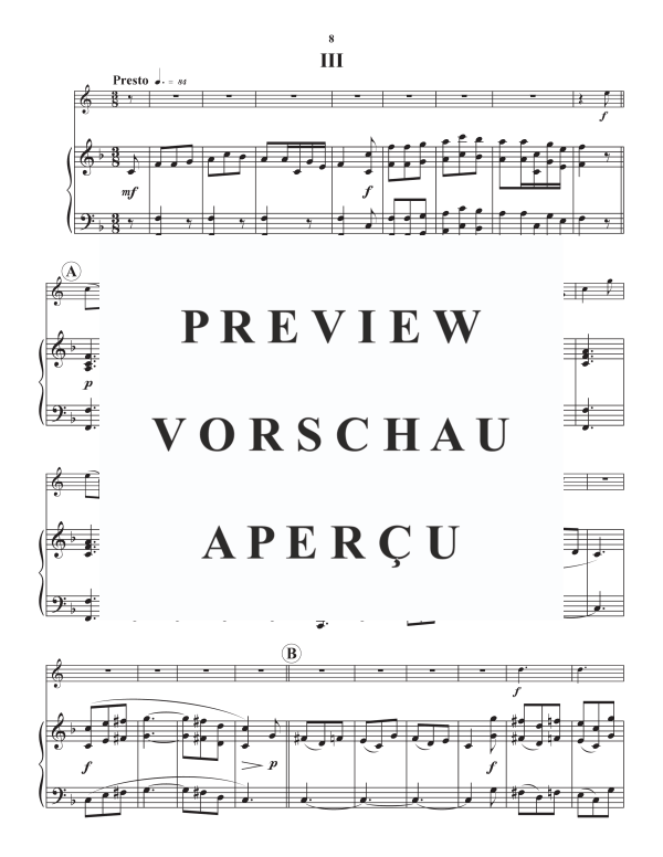Produktgalerie: Seite 10 von 11 Sinfonia in F, , Alphorn in F und Klavier