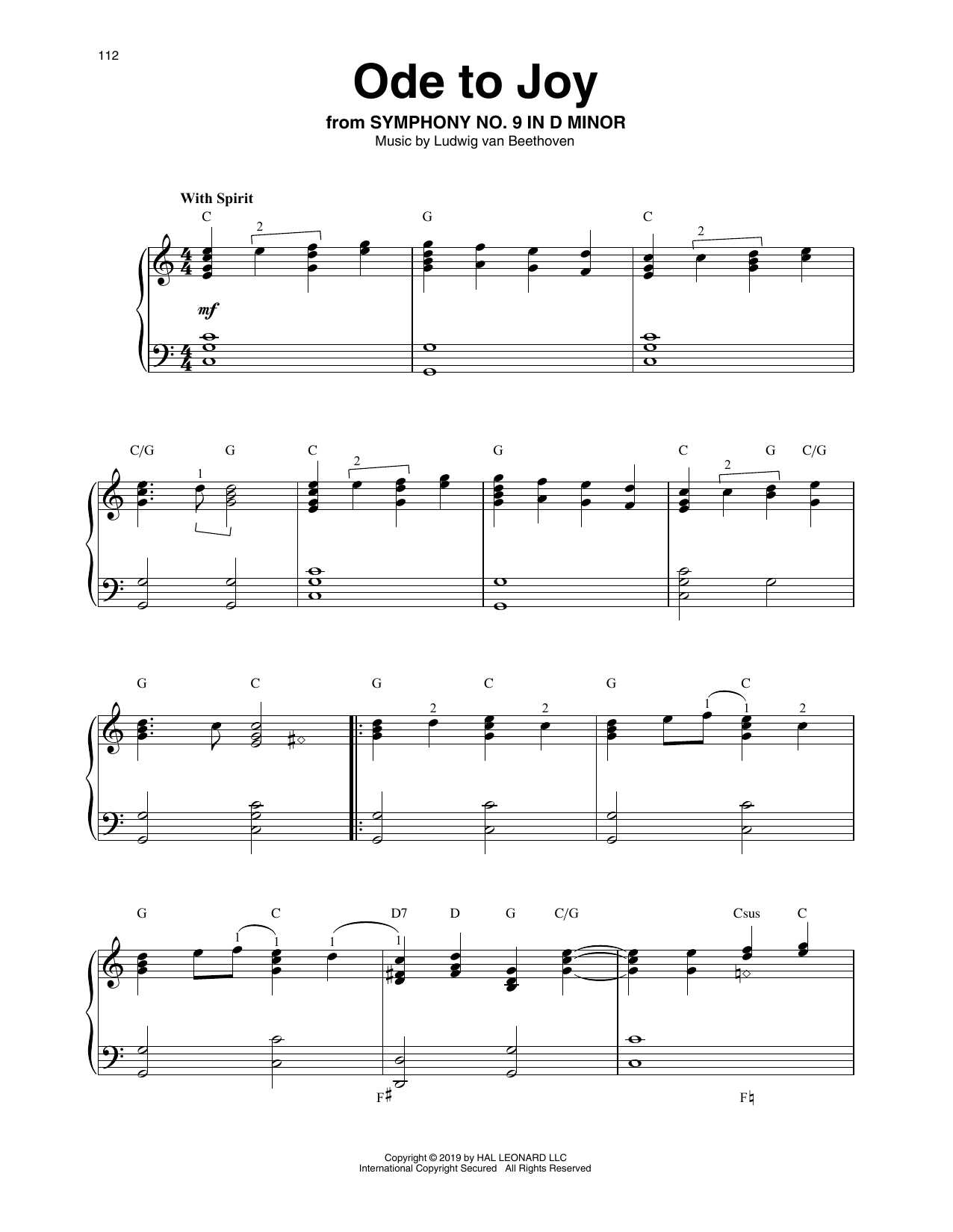 Produktgalerie: Seite 1 von 1 Ode To Joy, Ludwig Van Beethoven, Harfe