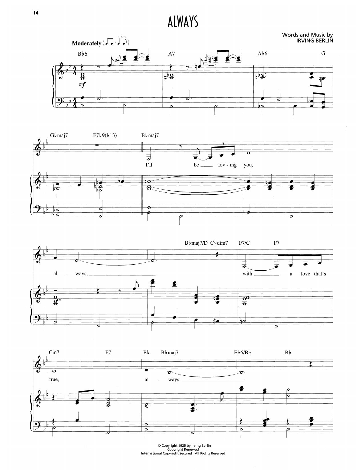 Produktgalerie: Seite 1 von 1 Always, Patsy Cline, Gesang, Klavier