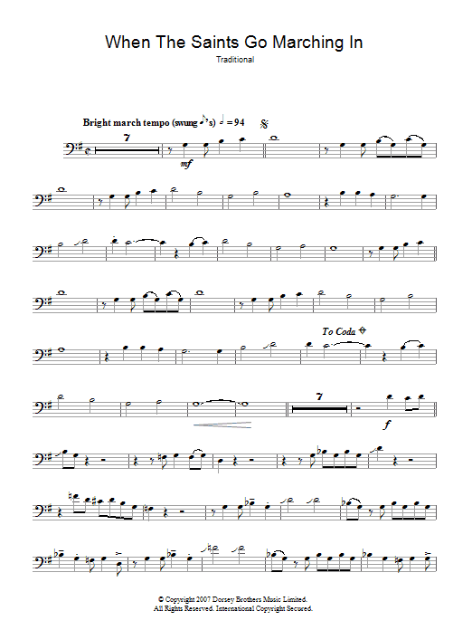 Produktgalerie: Seite 1 von 1 When The Saints Go Marching In, Traditional, Melodieinstrument