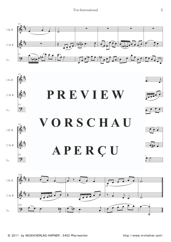 Product gallery: Page 8 of 11 Trio International, , (Mixed ensemble)