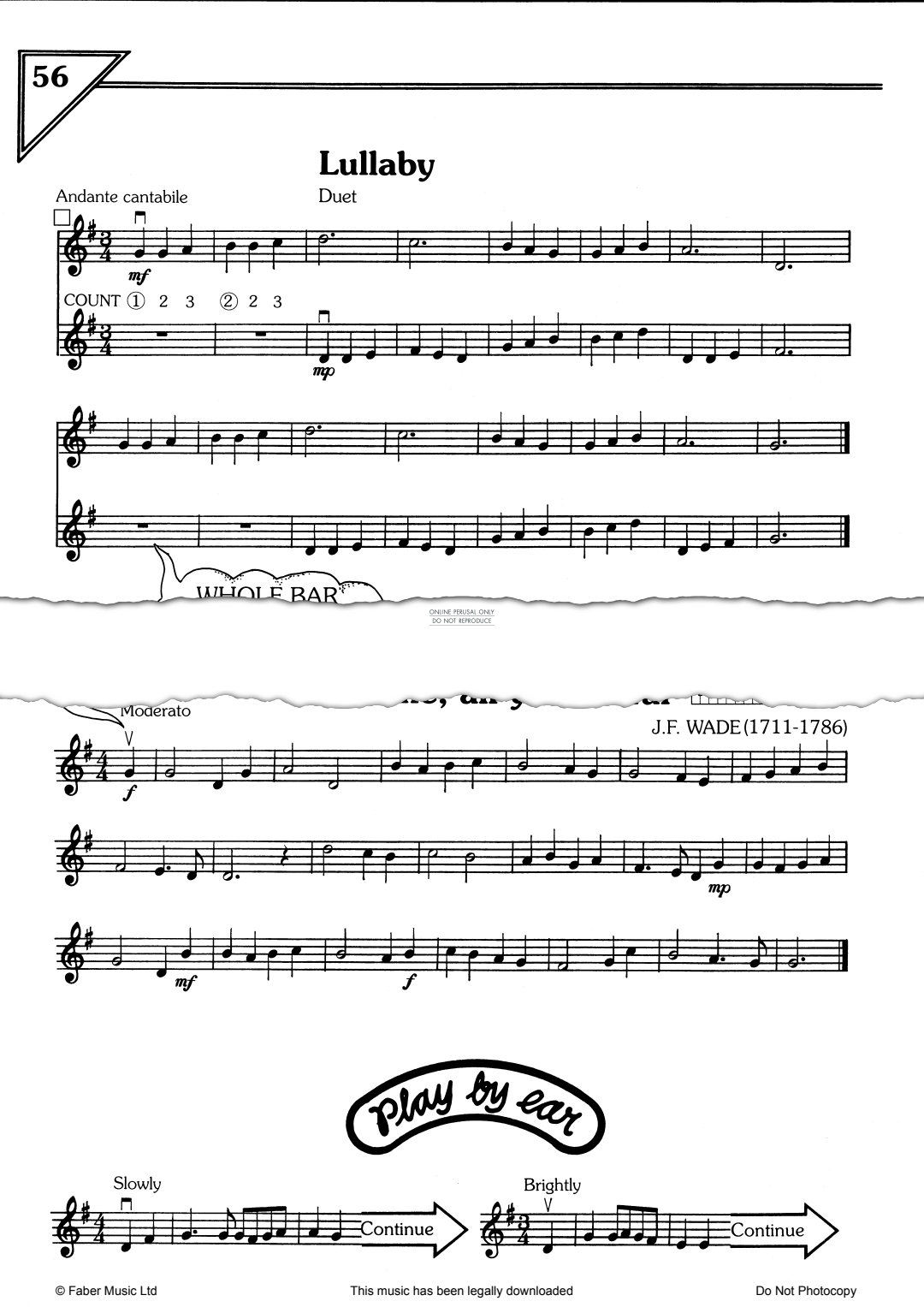 Product gallery: Page 1 of 1 Lullaby/O Come All Ye Faithful, John Francis Wade