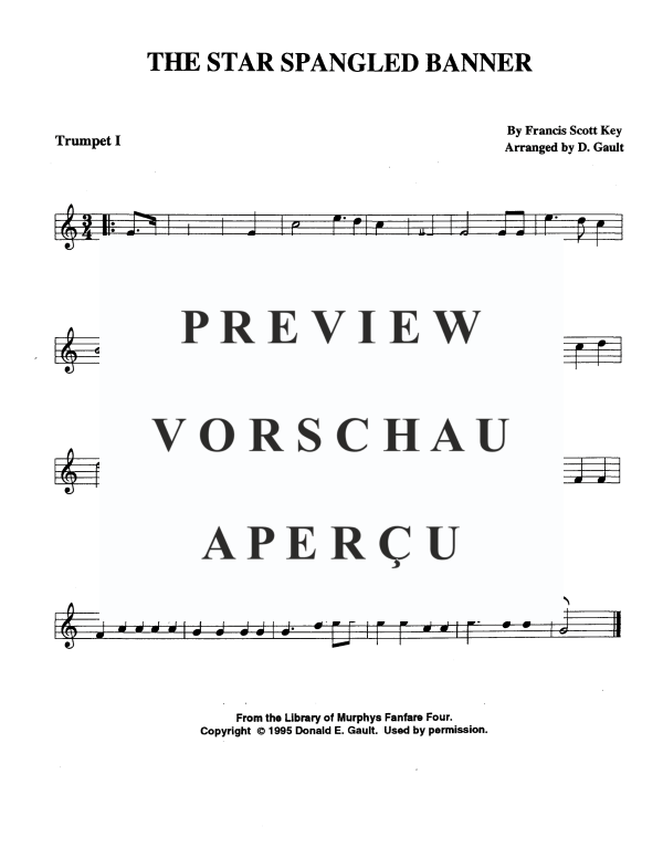 Produktgalerie: Seite 4 von 8 The Star Spangled Banner, , Blechbläser Quartett