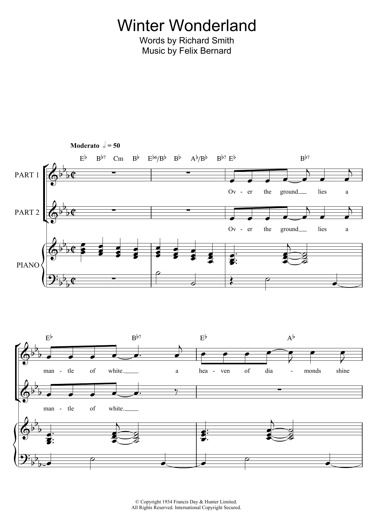 Produktgalerie: Seite 1 von 1 Winter Wonderland (arr. Rick Hein), Richard Smith, Chor