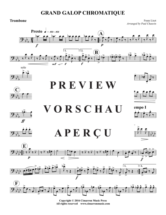 gallery: Grand Galop Chromatique , , (Blechbläserquintett)