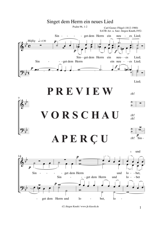 gallery: Singet dem Herrn ein neues Lied , , (Gemischter Chor)
