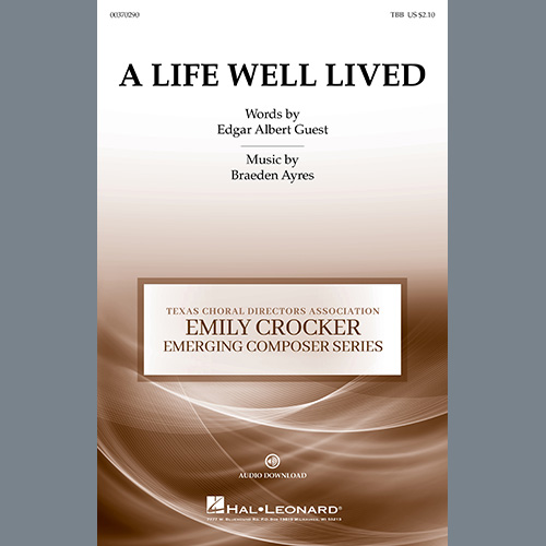 cover: A Life Well Lived, Braeden Ayres, Chor