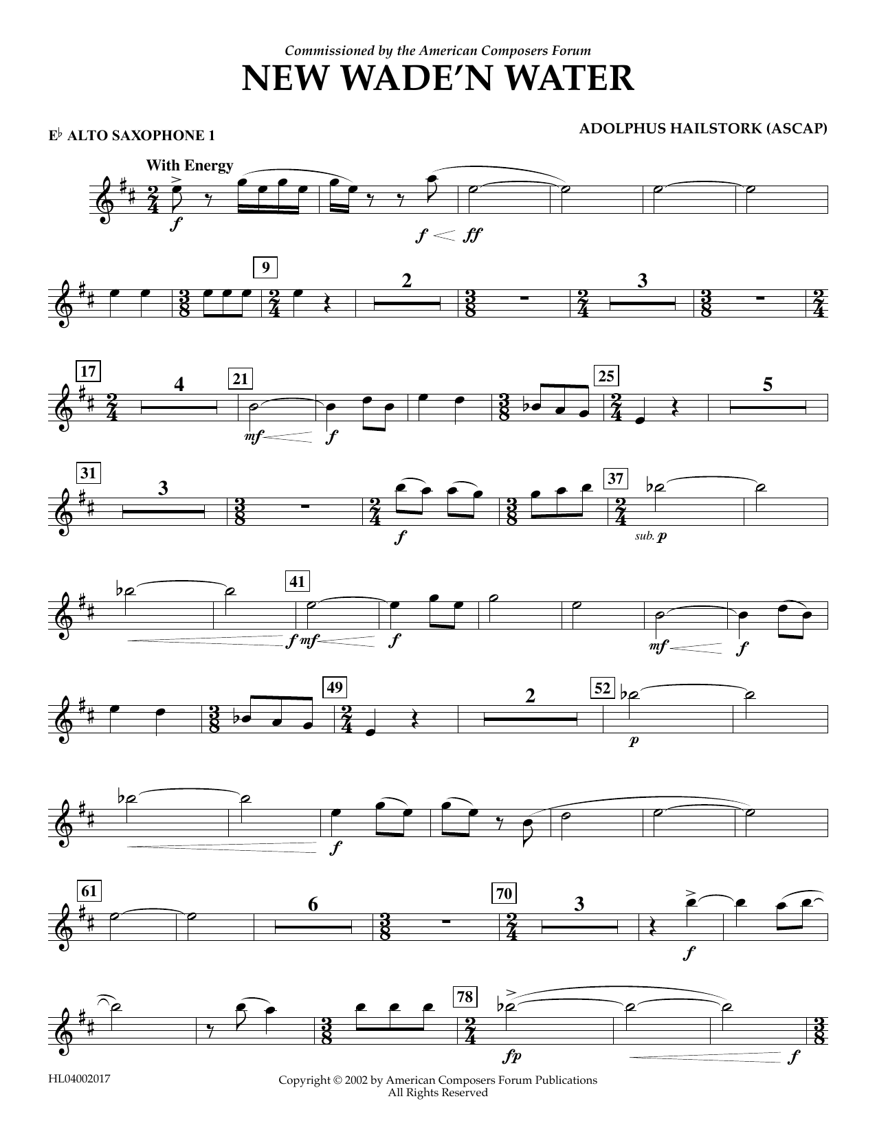 Produktbild zu: New Wade 'n Water - Eb Alto Saxophone 1