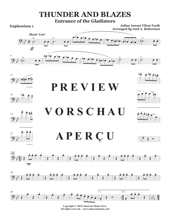 Product gallery: Page 7 of 18 Thunder and Blazes , , (Tuba Quartett EETT)