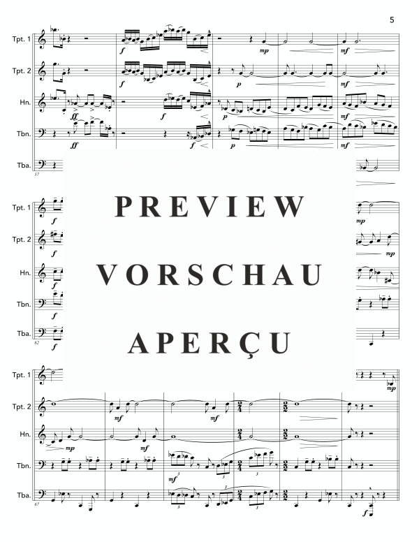 Produktgalerie: Seite 9 von 11 Flying Circus, , (Blechbläse Quintett)