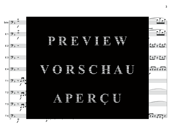 Produktgalerie: Seite 7 von 11 Overture to the Barber of Seville, , (Blechbläser Ensemble Euphonium/Tuba + EEEETTTT)