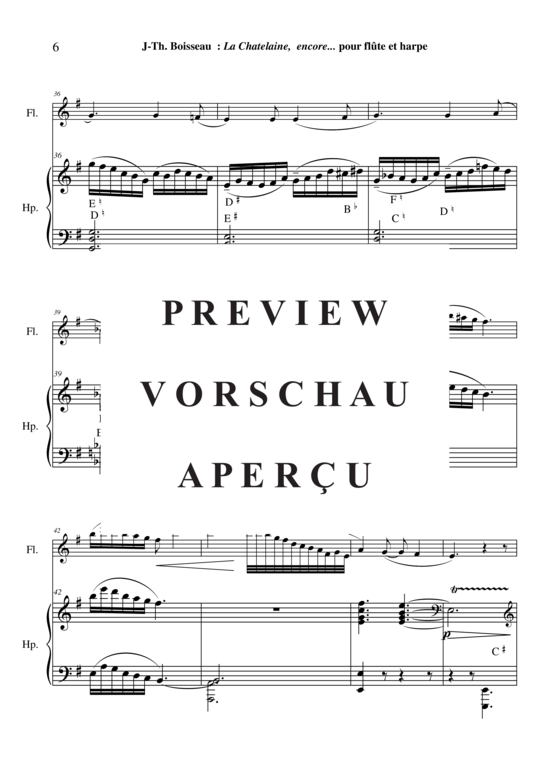 Product gallery: Page 7 of 12 La Châtelaine, encore, , , , , (Dett for flute + harp)