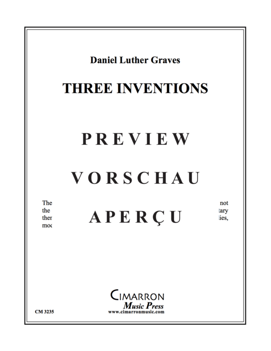 Product gallery: Page 2 of 21 Drei Inventionen , , (Woodwind Quartet)