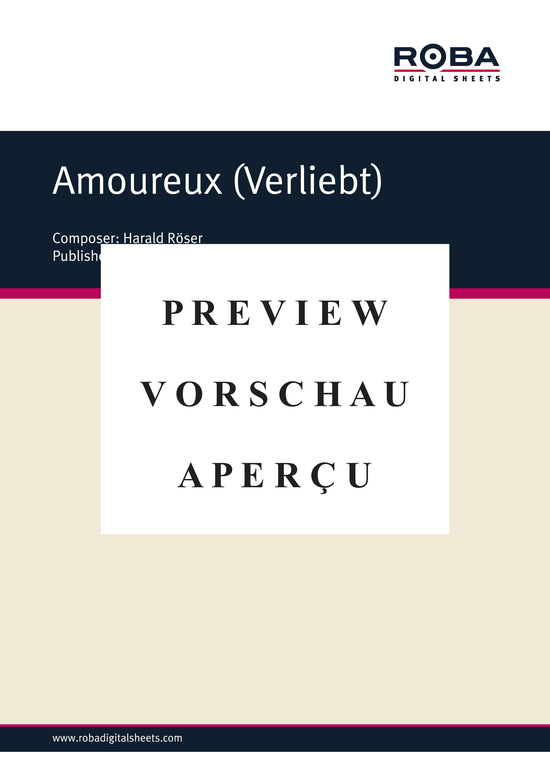 Product gallery: Page 2 of 4 Amoureux (Verliebt) , , Piano Solo