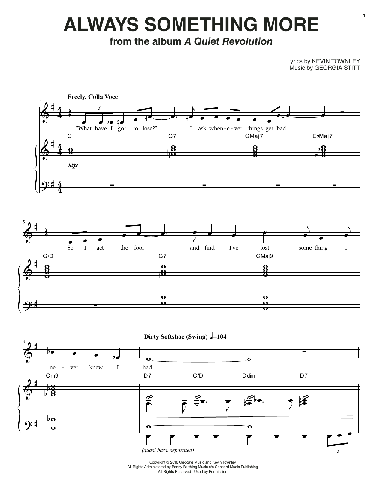Produktgalerie: Seite 1 von 1 Always Something More, Georgia Stitt, Gesang, Klavier