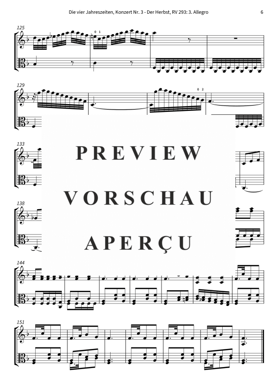 gallery: Die vier Jahreszeiten, Konzert Nr. 3 - Der Herbst - 3. Allegro, The Twiolins, (Duett Violine + Viola)