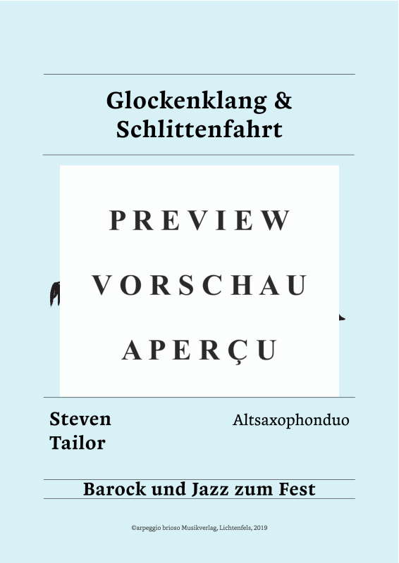 gallery: Glockenklang & Schlittenfahrt, , (Saxophon Duo)