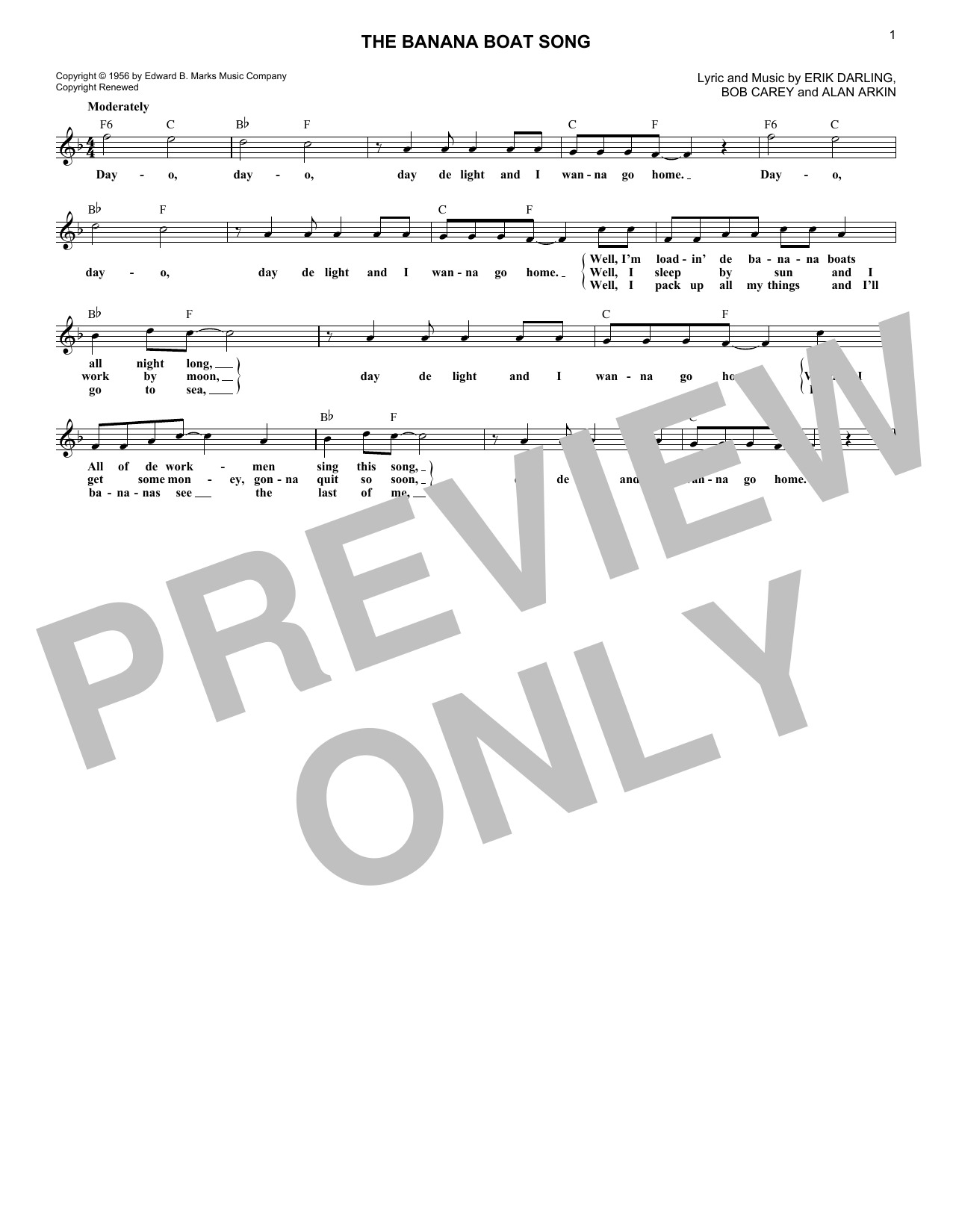 Product gallery: Page 1 of 1 The Banana Boat Song, Steve Lawrence