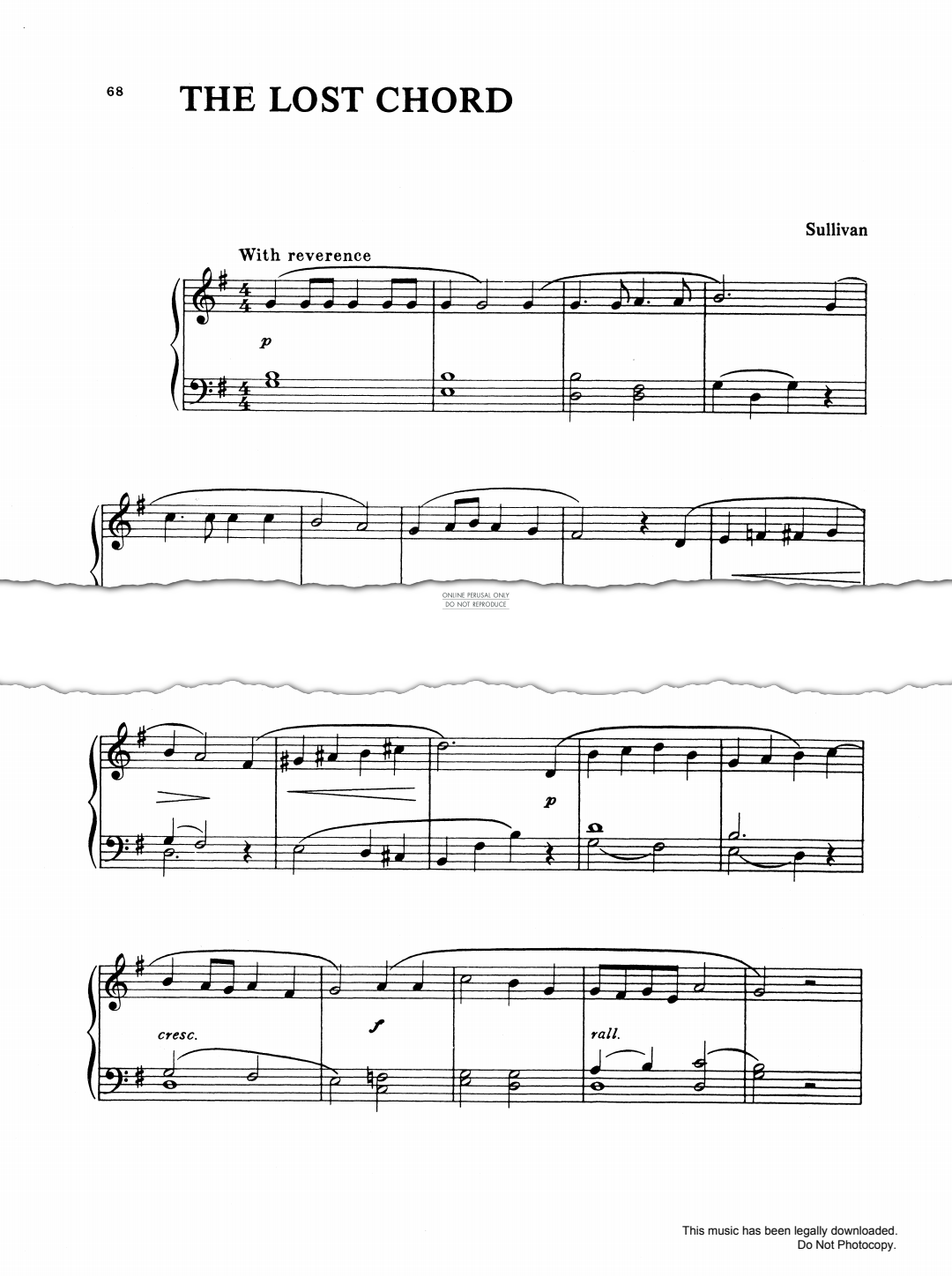 Produktbild zu: The Lost Chord