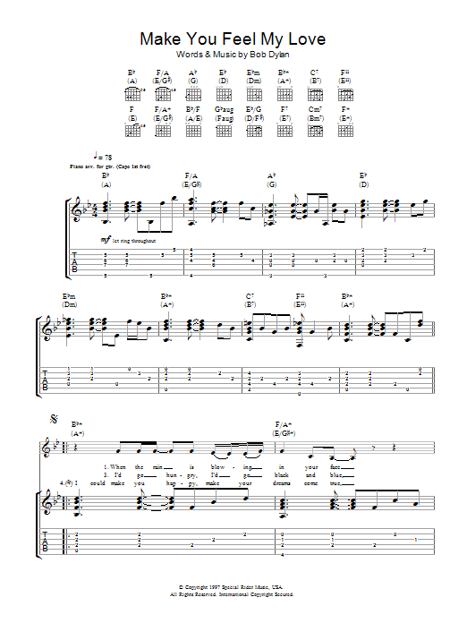 Product gallery: Page 1 of 1 Make You Feel My Love, Adele