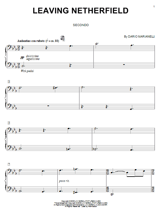 Product picture to: Leaving Netherfield (from Pride And Prejudice) (arr. Carol Klose)