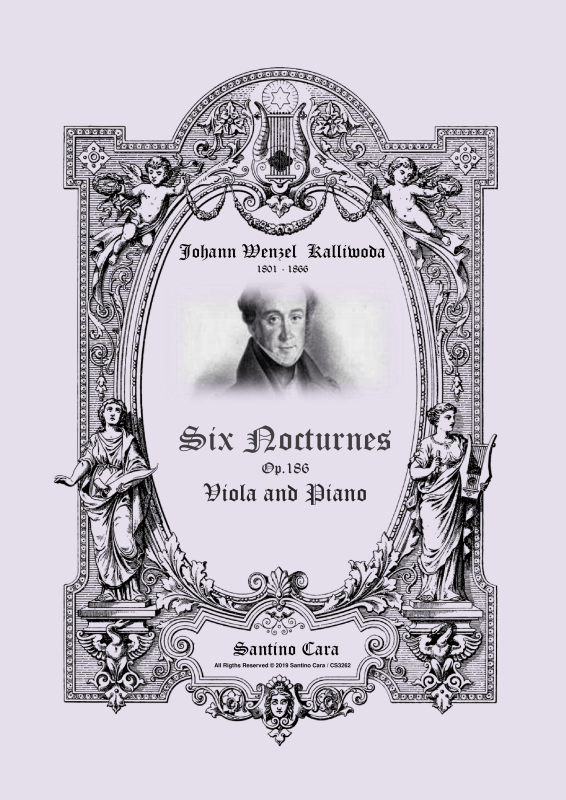 cover: Sechs Nocturnes Op.186, , Viola und Klavier