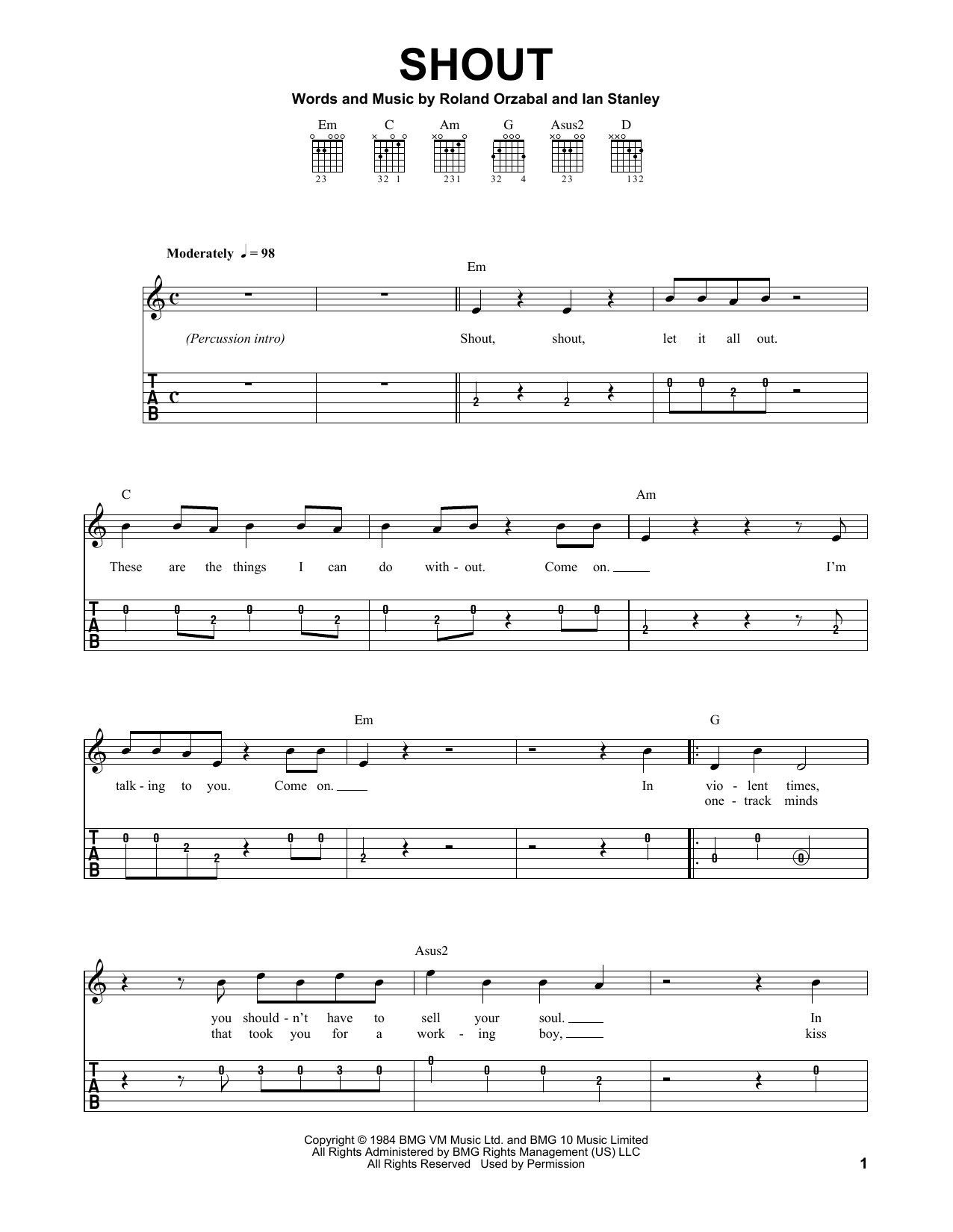 Produktbild zu: Shout