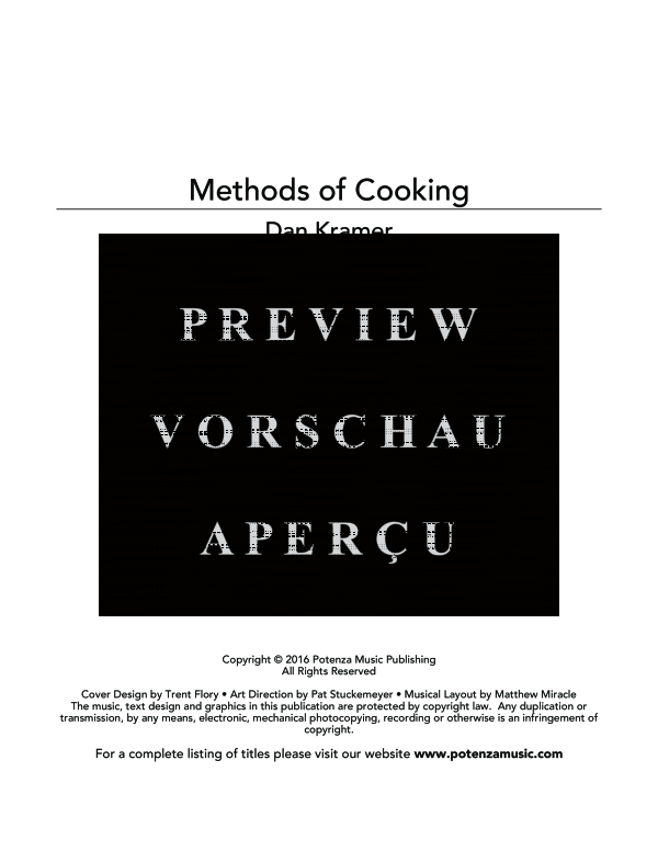 Produktgalerie: Seite 3 von 11 Methods of Cooking, , (Blechbläse Quintett)