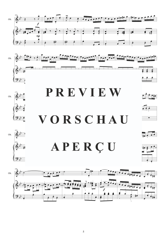 Produktgalerie: Seite 6 von 11 Concerto in G minor (I47a), , Oboe und Cembalo
