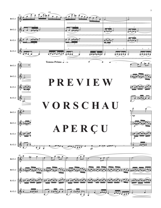 Product gallery: Page 8 of 21 Elements , , (clarinet quartet)