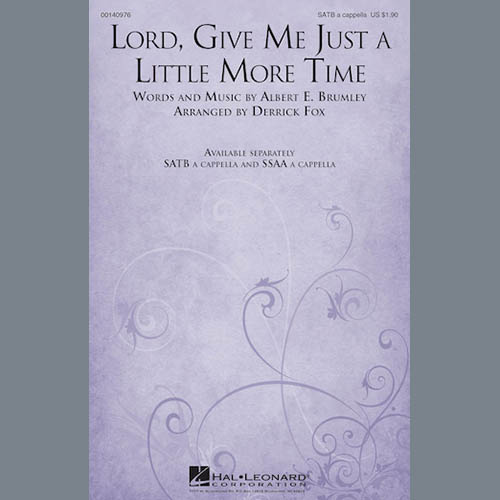Produktbild zu: Lord, Give Me Just A Little More Time